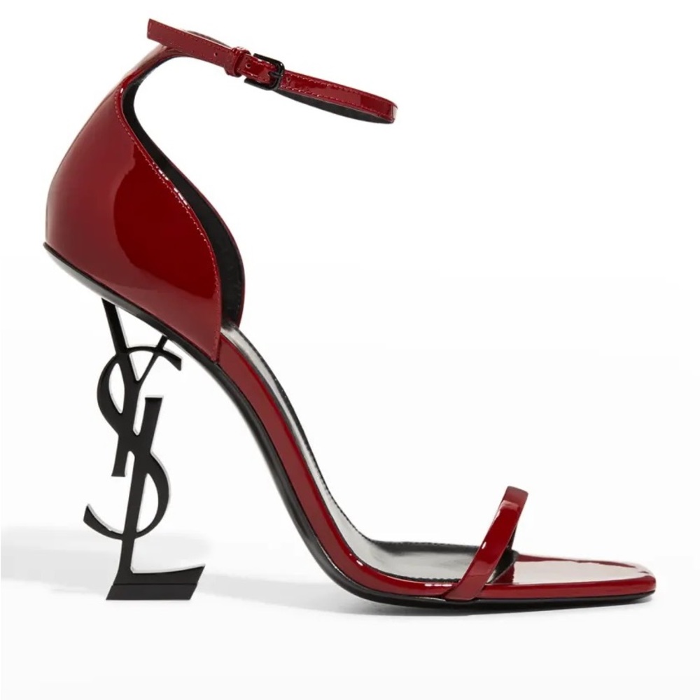 Red ysl sandals
